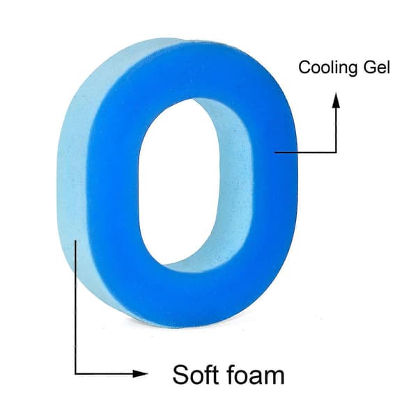 [LCS] erstatningsøreputer kompatible med bose quietcomfort 45 / bose qc 45 Cooling Gel Protein Leather