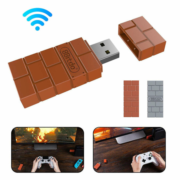 Nintendo Switch Ps4 Ps3 Bluetooth-adapter Gray