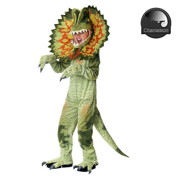 Deluxe Dinosaur Kostume til Børn til Jule Dinosaur Udklædningsfest M