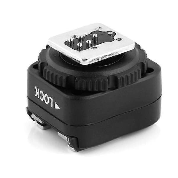 TF-321 Kamerablixtskoadapter Svart Kompatibel med Canon EOS