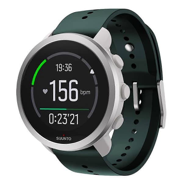 [LCS]Silikoninen ranneke Suunto 5 Peak -kellolle Forest Green