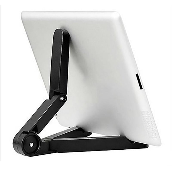 Vikbart Justerbart Skrivbordshållare Fäste Ställ För Galaxy Tablet Ipad Air 2 360 Graders Rotation Black