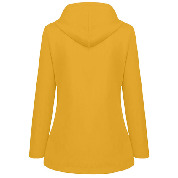 Dame Efterår Og Vinter Plus Fleece Jakke Udendørs Bjergbestigningstøj Hættejakke Lynlås Og Red 4XL