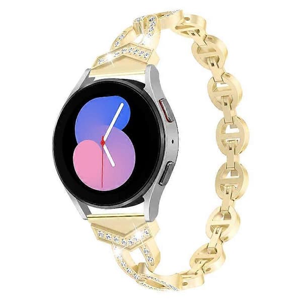 xDfind Diamond Armband i Rostfritt Stål Gold 20mm