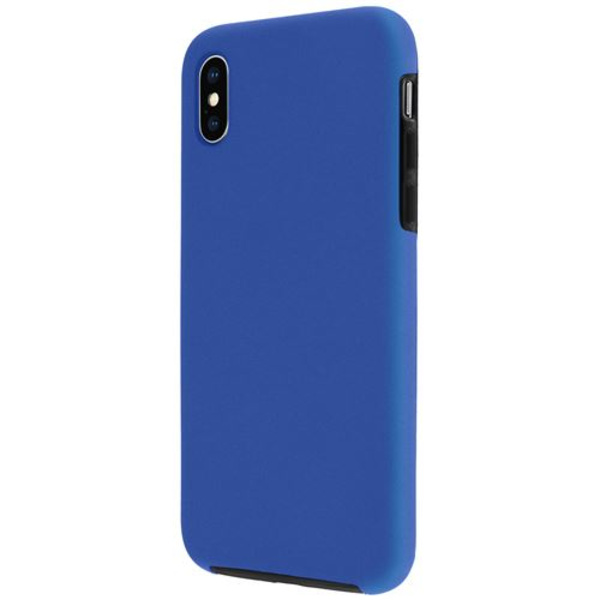 Skal för iPhone X, frontskydd silikon, baksida polykarbonat