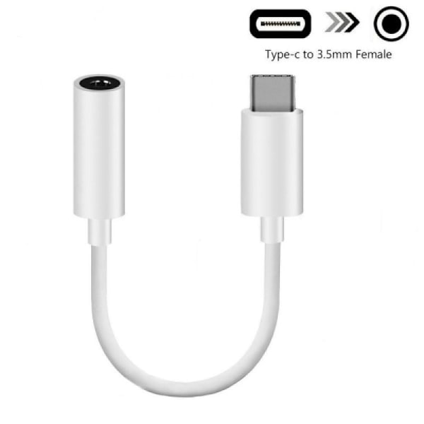 Hörlursadapter för iPhone till 3,5 mm headset-omvandlare