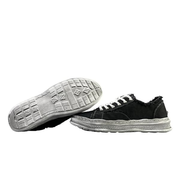 [LCS]Herre lave lærredssko Gør gamle retro trendy sko 41