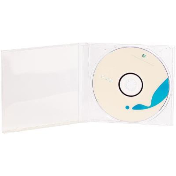 10 CD-fodral, transparenta