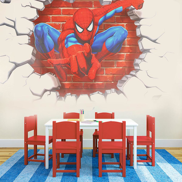 Kids Room 3d Spiderman-dekal