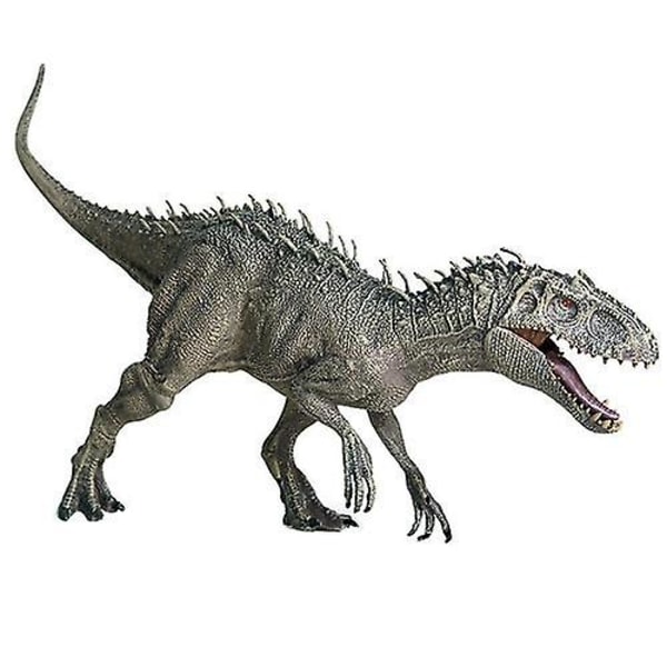 Jurassic Indominus Rex Actionfigurer av plast, dinosauriemodell med öppen mun