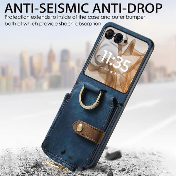 [LCS] Telefoncover til Motorola Razr 50 Blue