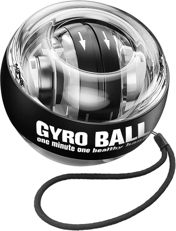 [LCS] Håndledstræner Bold Autostart Håndstyrke Gyro Bold-Sort