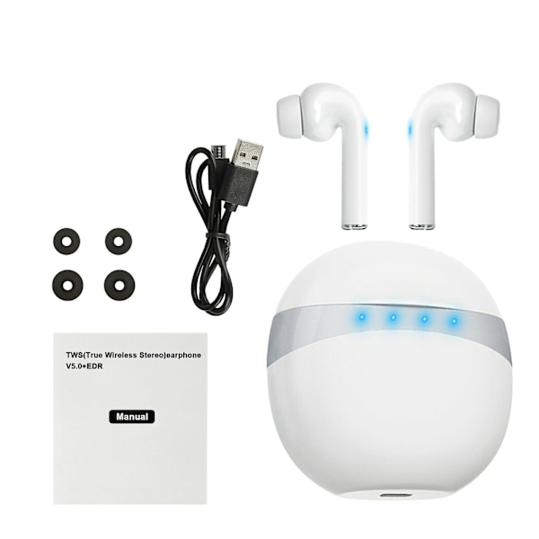 Langattomat kuulokkeet White