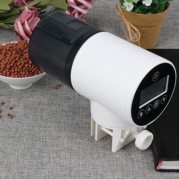 smart akvarium fiskefôrautomat, automatisk fiskefôrautomat, program