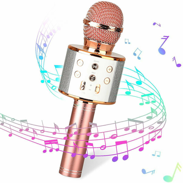 Trådlös Bluetooth Karaoke Mikrofon Högtalare Handhållen Ktv Spelare Mic Hemmafest