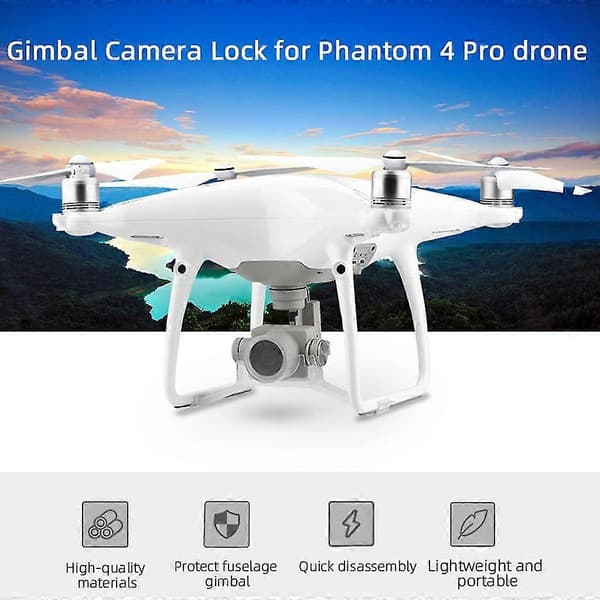 [LCS] Gimbaalin kameran linssin suojakansi, gimbaalin lukitusteline, sopii Phantom 4 Pro -drone-lisävarusteisiin