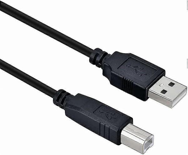 USB-kabelledning til DYMO LABELWRITER 310 330 320 400 450 Turbo Label Printer PSU