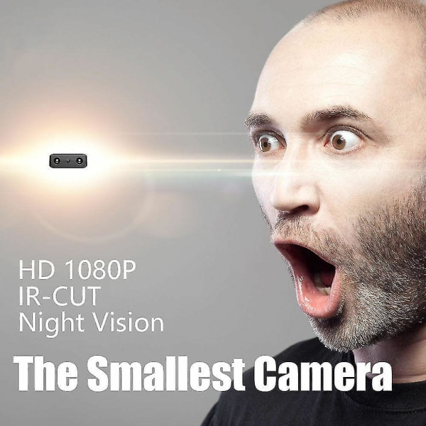 Säkerhetskamera Micro Secret Cam Full Hd 1080p Rörelsedetektering Video Röstinspelning Cam no Wifi