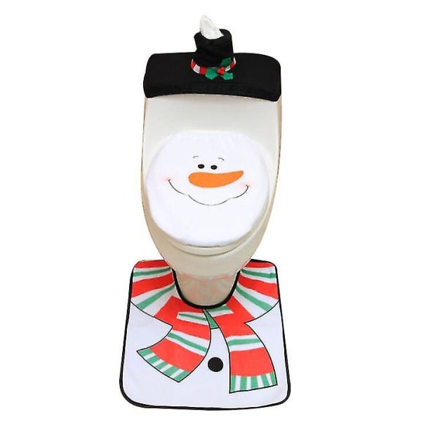 3st jultomte och snögubbe Cover Juldekorationer Snowman