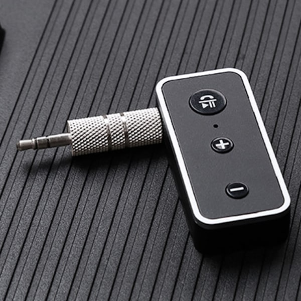 Bluetooth 5.0 aux adapter, modtager til lydbilkit, bærbar