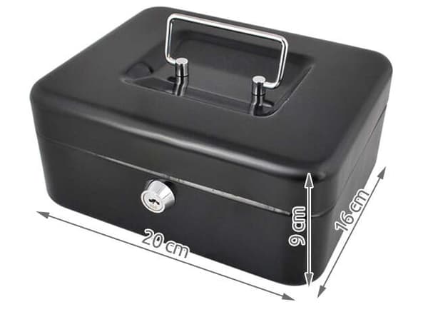 [LCS] Spargris - 20x16x9cm Black black