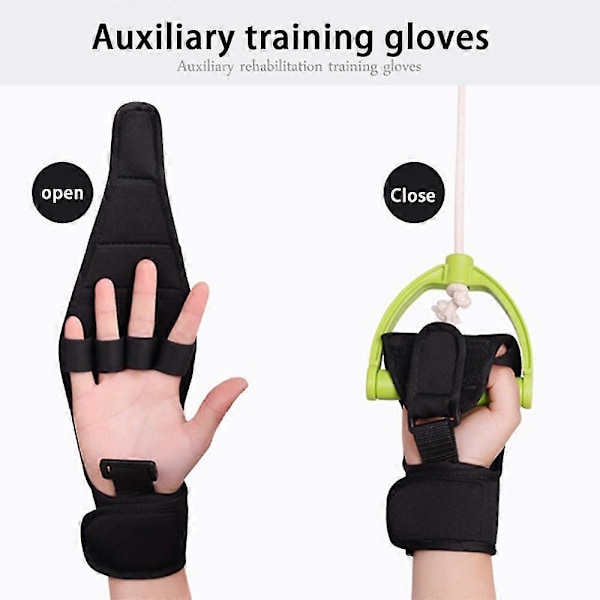 Finger Anti-spasticitet Rehabilitering Assisterande Anordningar Träningshandskar