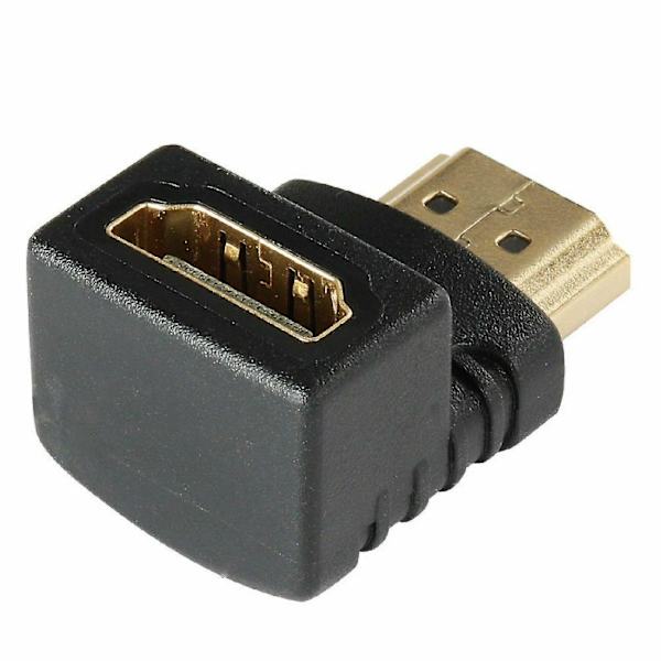 HDMI Hane Till Hona Rätvinkel Adapter Kontakt 90 Grader Förlängare 1080p HDTV