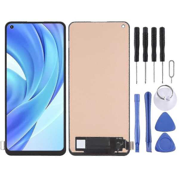 TFT LCD-skjerm for Xiaomi Mi 11 Lite/11 Lite 5G NE med digitizer komplett montering Not Specified