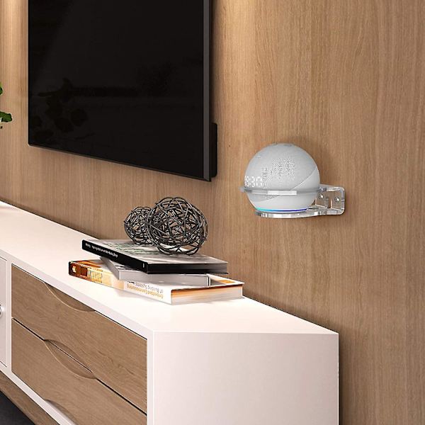 Alexa Echo Dot 4:e generationen Väggfäste Uttag Hängare Hållare Ställ Utrymme