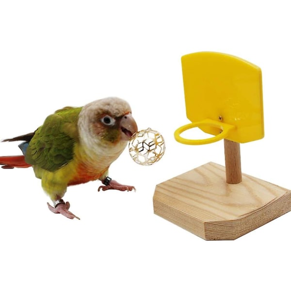 Bordsleksaker för fågeltricks, träningsbasket stapling färgring leksaksset Combination toy