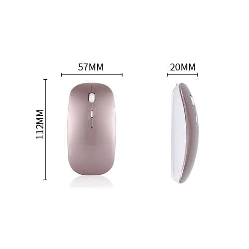[LCS]Bluetooth 4.0 og 2.4G trådløs Dual Mode lydløs genopladelig mus