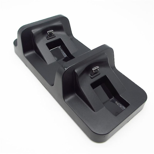 PS4 Handkontroll Trådlös Laddare, PS4 Dubbel Handkontroll Laddare, USB Laddningsstation Dockningsstation black