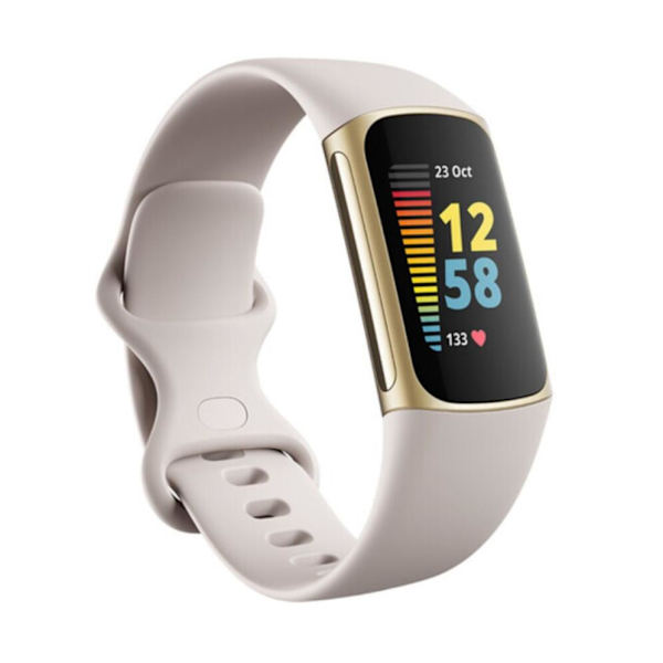 [LCS] Fitbit Charge 5 hvit beige