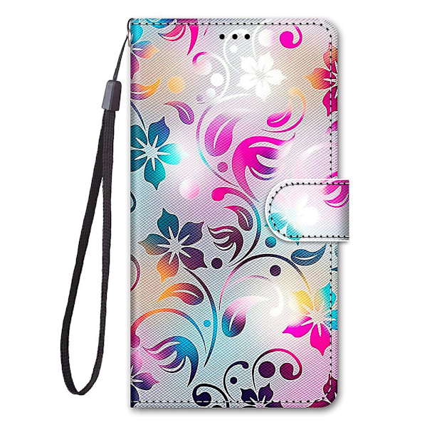 Etui til Samsung Galaxy A03s Malet Læder Cover Magnetisk Lukning