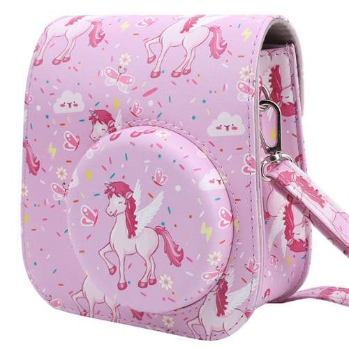 [LCS] Fujifilm-deksel kompatibelt med Instax Mini11 / 9/8 PU-kamera - Rosa