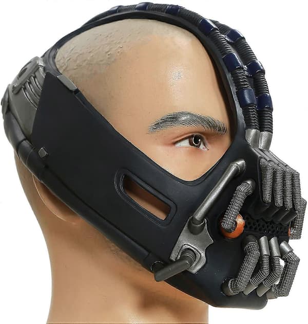 [LCS]Mask New Edition The Dark Knight Rises Kostume Tilbehør 1 stk-sort