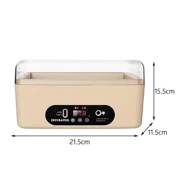 [LCS] Stasjonær digital egginkubator eggvender fjørfeklekker for 5 Manual Egg Turning