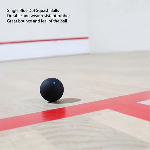 [LCS]Squashbold 39mm Enkelt Blå Prik Gummi Fremragende Bounce