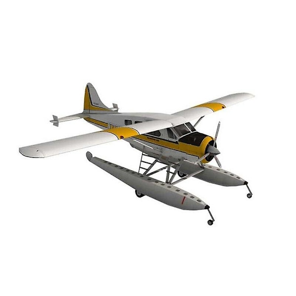 DIY 1:32 45cm DHC 2 Beaver Sjöflygplan Montera Handarbete 3D Pussel Spel Leksak Barn|flygplan Pappersmodell