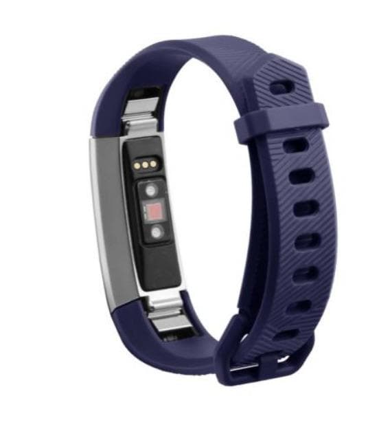 [LCS]fitbit alta / alta HR 140/170mm silikoniranneke sininen
