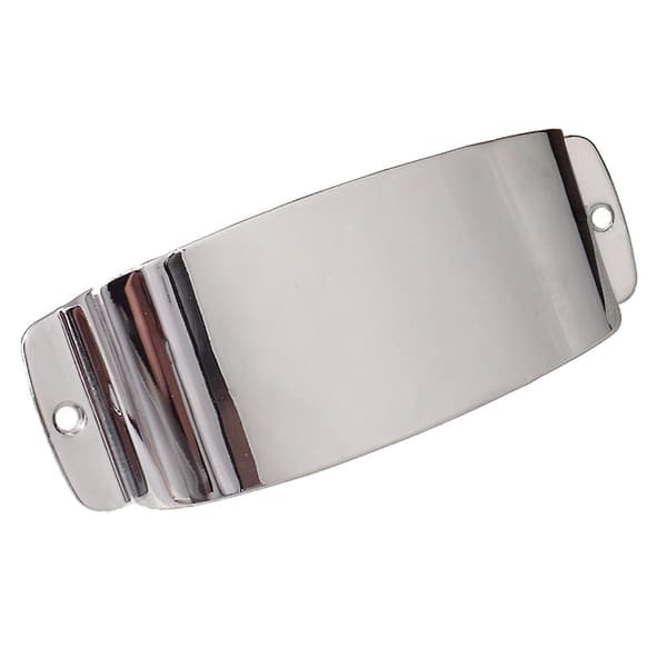 [LCS] Jazz Bas Guitar Pickup Cover Protector, Krom Finish med Skruer