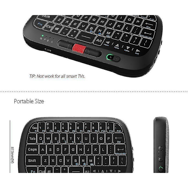 RII I5 2.4G langaton koko näytön kosketuslevy mini näppäimistö Airmouse