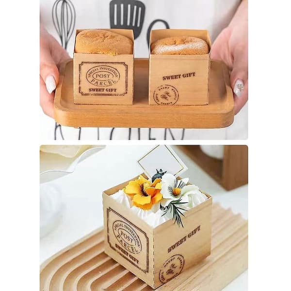 [LCS]100 stk. Kraftpapir Muffinsbageforme, Papir Cupcake-indpakning, El