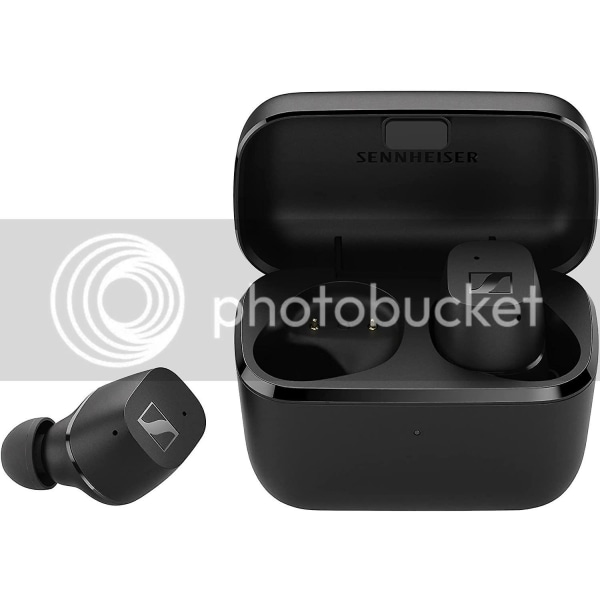 Sennheiser CX True Wireless Bluetooth In-Ear-hörlurar med Pas Black