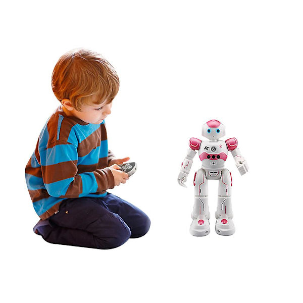 Gestkontrollert robot med fjernkontroll for barnebursdagsgave pink