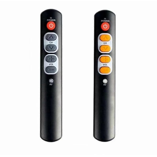 Inlärningsfjärrkontroll Stora knappar Seniorer Äldre Universal Programmerbar TV-fjärrkontroll Stöder TV STB As Shown