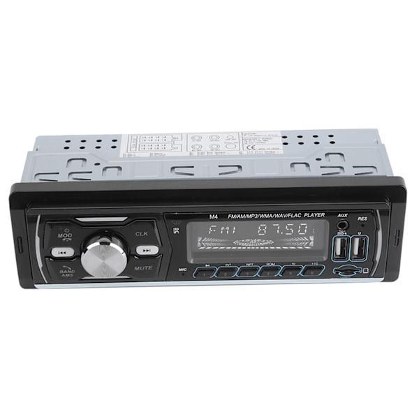 1Din Auton MP3-soitin Stereo Audio Musiikki RDS DAB Värikkäillä Valoilla Viihdejärjestelmä 0.6