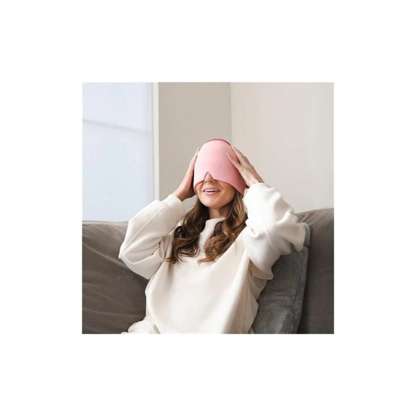Migrän och stress relief cap Pink