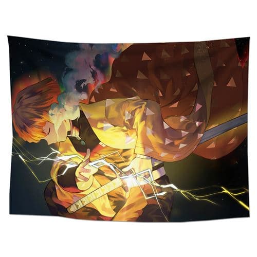 [LCS] Demon Slayer polyester seinävaate kodin sisustukseen