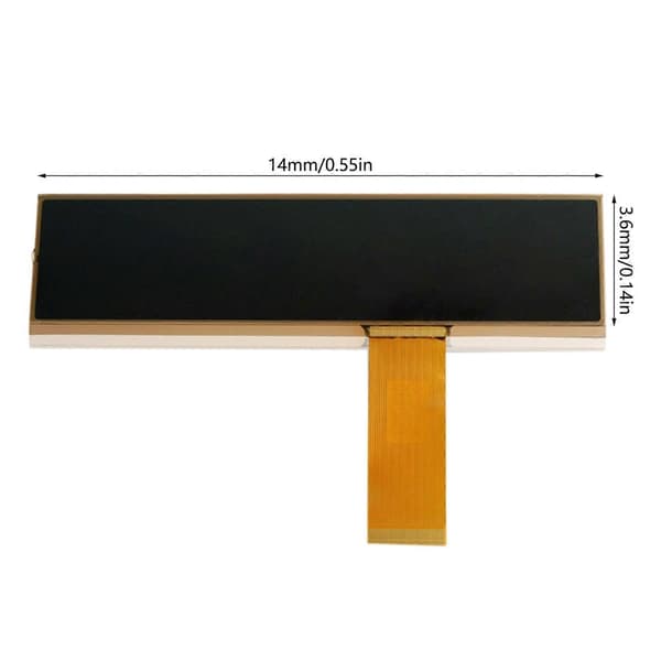 LCD-display kompatibel med Microcar MC1 MC2 M. Go cockpit instrumentpanel hastighetsmätare skärm Multicolor